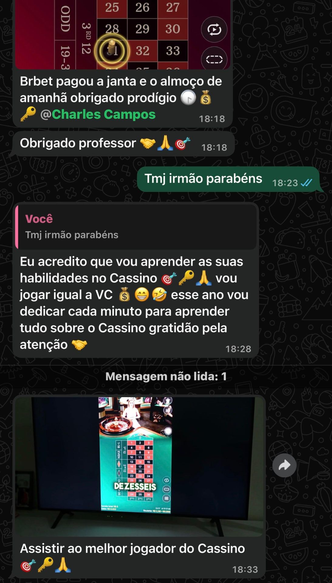 Prova 8 de aluno operando ao vivo